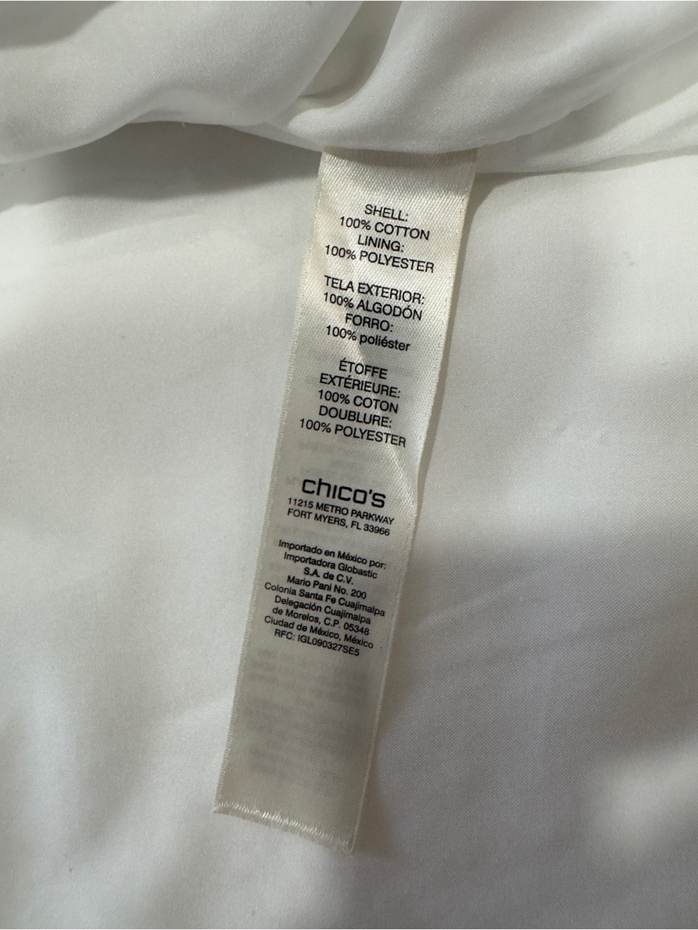 Chico's Beaded Aztec Southwestern Full Zip Jacket White Cream Size 2 Large - Picture 13 of 14